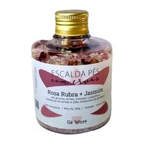 Escalda Pés Premium Rosa Rubra e Jasmim Óleo Essencial 250g