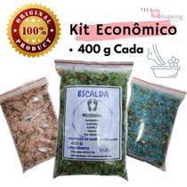 Escalda pés, Saúde dos pés, Kit Econômico - 1,2 kg - Efatá