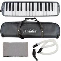Escaleta 32 Teclas Ft32k Preta Andaluz Com Bag