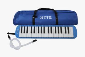 Escaleta melodica azul 37 teclas capa profissional instrumento de sopro myth / Spanking