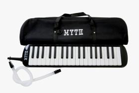 Escaleta melodica preta 37 teclas capa profissional instrumento de sopro myth / Spanking