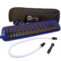 Escaleta smart spring 32 chaves azul teclas pretas sg32 + Escaleta smart spring 32 chaves azul teclas pretas sg32 +