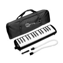 Escaleta Spring Sg32 32 Notas Fá A Dó Preta Com Estojo