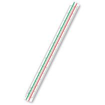 Escalimetro Triangular 30Cm C/6 Escalas