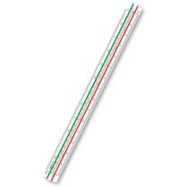 Escalimetro Triangular 30CM C/6 Escalas