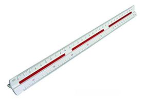 Escalímetro Triangular Profissional Trident 7830/1 Com Capa Escalímetro Triangular Profissional Trident 7830/1 Com Capa