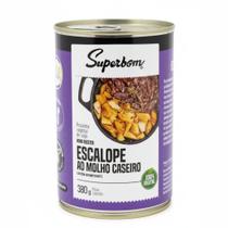 Escalope Ao Molho Caseiro Vegetal Superbom Lata 380g