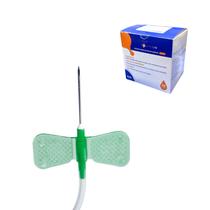 ESCALPE PARA COLETA DE SANGUE A VACUO 21G (20x8). 50 UN/CX. FL5-E21G - Firstlab