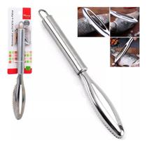 Escamador Tira Escama Peixe Inox Profissional Chefe Top Escamador Tira Escama Peixe Inox Profissional Chefe Top