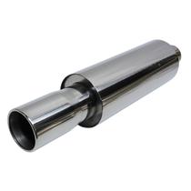Escapamento Abafador Esportivo Ponteira Inox 3,5 Pol Adapta Escapamento Abafador Esportivo Ponteira Inox 3,5 Pol Adapta