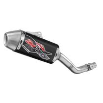 Escapamento belparts crf 230 bhp short inox preto escape Escapamento belparts crf 230 bhp short inox preto escape