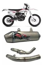 Escapamento belparts mxf270 23/24 bhp inox polido escape