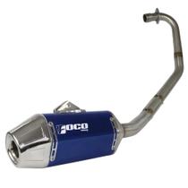 Escapamento Cg 160 Foco F2 Azul Escapamento Cg 160 Foco F2 Azul