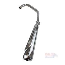 Escapamento cg titan 2000 ks mini mod turuna mod original com protetor cromado