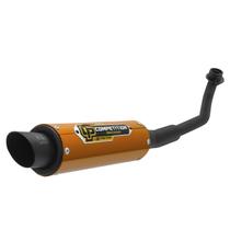 Escapamento Competition Pro Tork Curva Preta Moto Honda Biz 125 2011 a 2018 Alto Desempenho