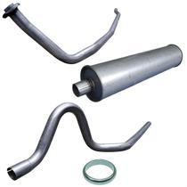 Escapamento Completo C10 Cabine Simples 6 Cilindros 66 A 80