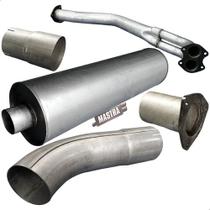 Escapamento Completo Caminhão Mb 1214 / 1414 1989 A 1996