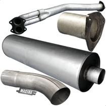 Escapamento Completo Caminhão Mercedes 1214 1414 1989 A 1996