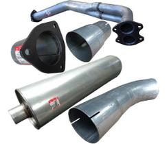 Escapamento Completo Caminhão Mercedes-benz 1214 1414 89 96