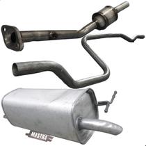 Escapamento Completo Fiesta 1.0 2002 2003 2004 2005 2006