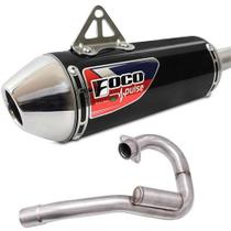 Escapamento Curva + Ponteira Foco Pulse XR 300L Tornado