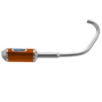 Escapamento de Moto Escape Pro Tork Mini 3 Cg/Titan 1976 À 1999 Curva Cromada