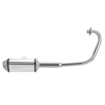 Escapamento de Moto Pro Tork Mini 3 Stamp Titan Esd Ex 150 2009 A 2013 E Fan 150 Mix Esdi 2010 2011 2012 2013