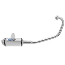 Escapamento de Moto Pro Tork Mini 3 Titan 160c 2016 À 2022 Fan 160c 2018 À 2022 Curva Cromada