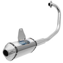 Escapamento Escape Compatível Com Moto Titan 150 Sport 2004 À 2008 Pro Tork Mini 3
