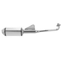 Escapamento Escape Esportivo Moto Pro Tork Mini 3 Stamp Honda Pop 100 2007 À 2015 com Ponteira