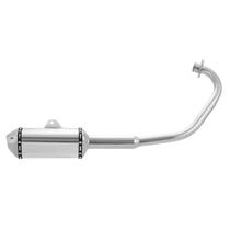 Escapamento Escape Esportivo Moto Pro Tork Mini 3 Stamp Titan-Es 125 2000 à 2004 Cromado Ponteira