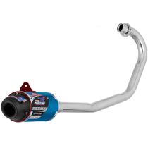 Escapamento Escape Esportivo Moto Pro Tork Powercore 3 Steel Technology Titan 150 Esd 2004 - 2008 (Cromado)