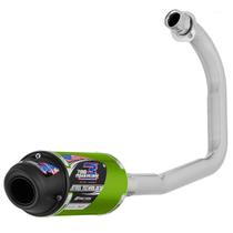 Escapamento Escape Esportivo Moto Pro Tork Powercore 3 Steel Technology Titan / Fan 125 2000 - 2008 (Cromado)