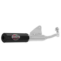 Escapamento Escape Gemoto Racing Pop 110 2016 - 2017 Cromado Ponteira Preta Escapamento Escape Gemoto Racing Pop 110 2016 - 2017 Cromado Ponteira Preta