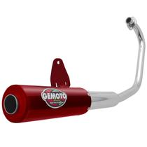 Escapamento Escape Gemoto Racing Strada / Aero 1988 - 2002 Cromado Ponteira Escapamento Escape Gemoto Racing Strada / Aero 1988 - 2002 Cromado Ponteira