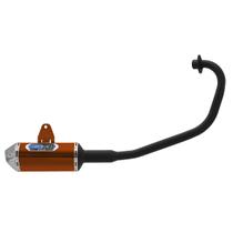 Escapamento Escape Mini 3 Titan 160 2016 À 2022 Fan 160 2018 À 2022 Curva Preta