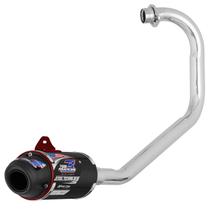 Escapamento Escape Moto Pro Tork Powercore 3 Steel Technology Fan Cg Start 160 2015 Cromado