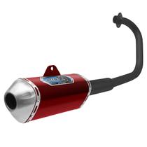 Escapamento Escape Pro Tork Mini 3 Moto Titan Esd Ex 150 2009 A 2013 E Fan 150 Mix Esdi 2010 A 2013 Curva Preta
