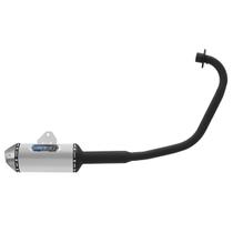 Escapamento Esportivo de Moto Pro Tork Mini 3 para Strada/aero 1988 À 2002 Curva Preta