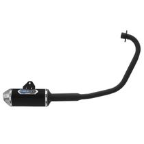 Escapamento Esportivo de Moto Pro Tork Mini 3 para Strada/aero 1988 À 2002 Curva Preta