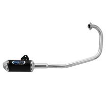 Escapamento Esportivo de moto Pro Tork Mini 3 Twister 2003 À 2008 Curva Cromada