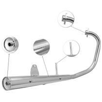 Escapamento Esportivo Gemoto Fazer Factor 150 2013 À 2020 Ml 2 Abafadores