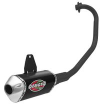 Escapamento Esportivo Gemoto Racing 3 Trioval Curva Preta Fazer 150 2013 À 2022 Factor 125 150 2018 À 2022 Escapamento Esportivo Gemoto Racing 3 Trioval Curva Preta Fazer 150 2013 À 2022 Factor 125 150 2018 À 2022
