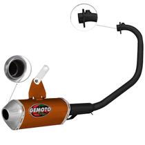 Escapamento Esportivo Gemoto Racing 3 Trioval Curva Preta Fazer 150 2013 À 2022 Factor 125 150 2018 À 2022 Escapamento Esportivo Gemoto Racing 3 Trioval Curva Preta Fazer 150 2013 À 2022 Factor 125 150 2018 À 2022