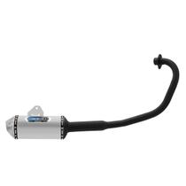 Escapamento Esportivo para Moto Pro Tork Mini 3 Titan 150 Ex/esd e Fan 150 Esdi 2014 À 2016 Curva Preta Escapamento Esportivo para Moto Pro Tork Mini 3 Titan 150 Ex/esd e Fan 150 Esdi 2014 À 2016 Curva Preta