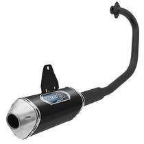 Escapamento Esportivo Pro Tork Mini 3 Curva Preta Titan 150 Sport 2005 À 2008