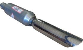 Escapamento Esportivo Universal 2 Polegadas Ponteira Cromada Escapamento Esportivo Universal 2 Polegadas Ponteira Cromada