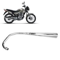 Escapamento Fan 125 2007 2008 Original Cromado