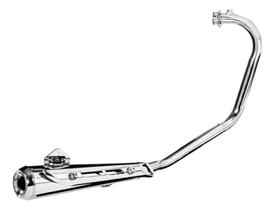 Escapamento fazer 150 factor 150 mod turuna com protetor mod original cromado