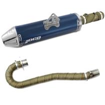 Escapamento Foco Quadriciclo Fourtrax 420 F1 Azul Escapamento Foco Quadriciclo Fourtrax 420 F1 Azul